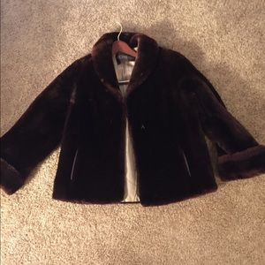 VINTAGE REAL MOUTON LAMB COAT/JACKET